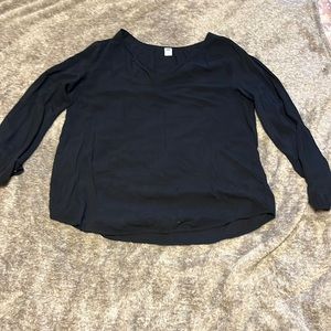 Black Old Navy top size large GUC